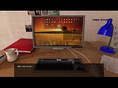 Dreams Of Desire Alex Shaking His Hard Dick By Watching His Landlady S Nude Yoga Poses Xxx