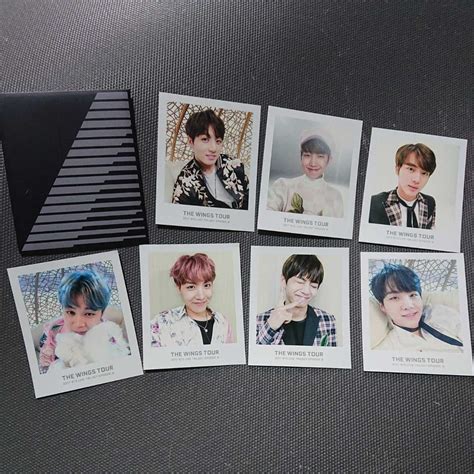 Bts 防弾少年団 トレカ フォトカード ポラロイド The Wings Tour チケットホルダー付属品 テヒョン V ジミン Jimin ジョングク Jungkook 男性タレント ｜売買