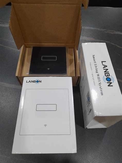 Lanbon Gang Light Switch Smart Living Wifi System Computers Tech