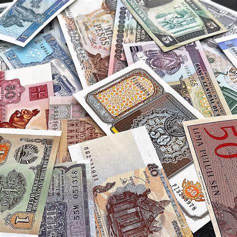 Køb VALUTA - ægte pengesedler fra alverdens lande hos Pegani