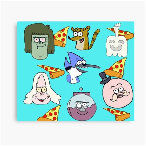 Pops Regular Show Canvas Prints Redbubble