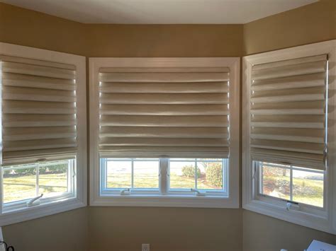 Hunter Douglas Soft Fold Cordless Vignette Roman Shades Project In Wyckoff Nj Latest Projects