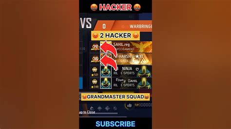 Cs Rank Hacker🤬hacker Full Squad Grandmaster😱hacker Paid Pusher