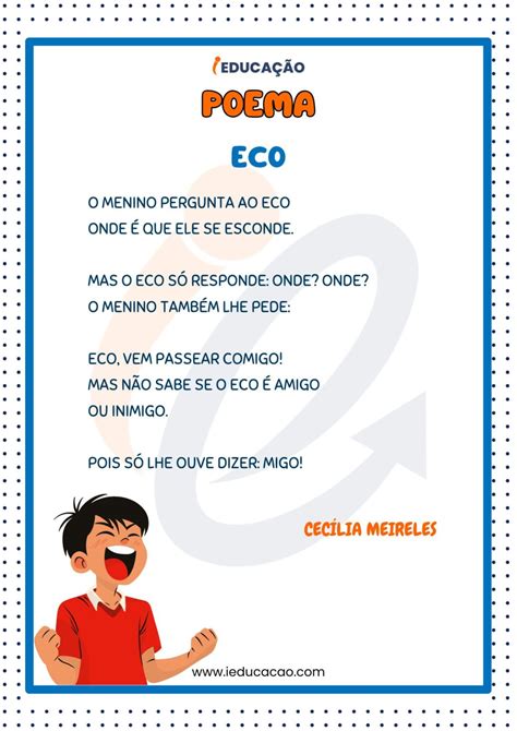 Poema para Educação Infantil PDF Gratuito