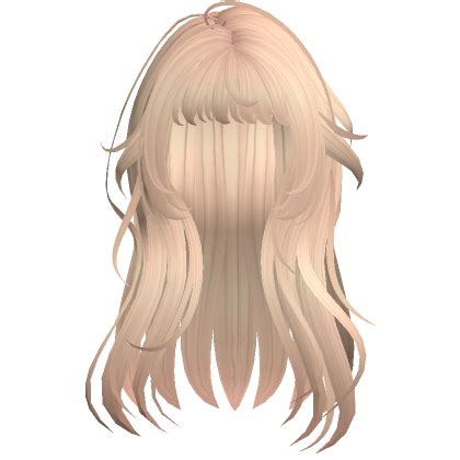 Blonde Messy Natural Straight Long Hair Roblox Item Rolimon S