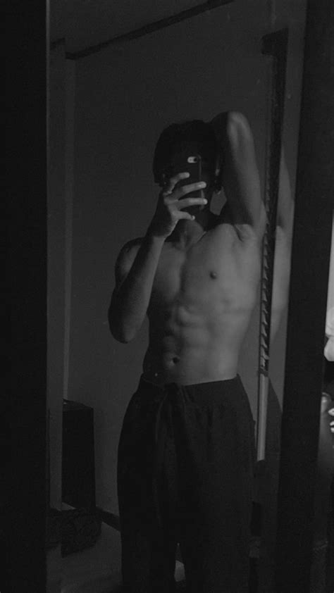 dark photo boy gym abs mirror selfie abs  dark room abs   mirror