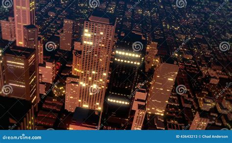 Downtown Metro City Skyline Fly Over Aerial (Loop) Stock Video - Video ...