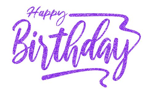 Purple Happy Birthday Images