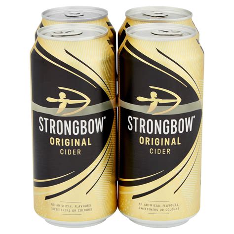 Strongbow Original Cider 4 x 440ml Cans | Cider | Iceland Foods