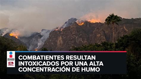 Incendio En El Tepozteco Ya Consumi Hect Reas Youtube