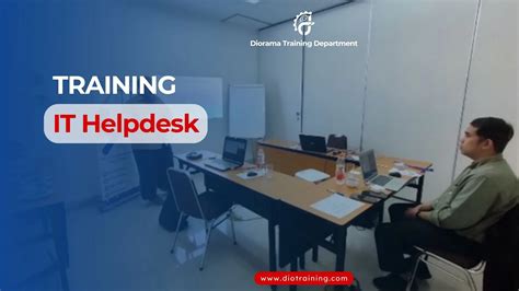 Training It Helpdesk Diorama Training Department
