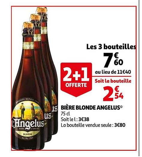 Promo Bi Re Blonde Angelus Chez Auchan Icatalogue Fr