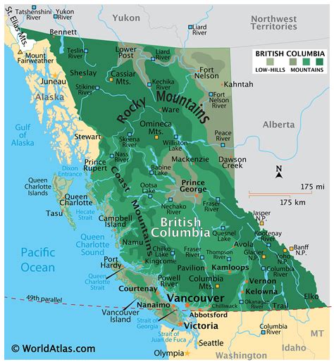 British Columbia Map Introducing The British Columbia Big Tree