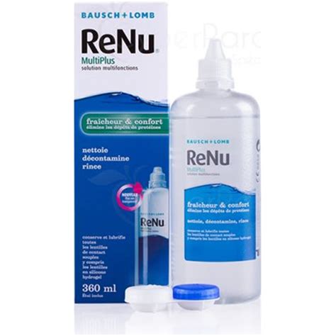 Renu Multiplus Fra Cheur Solution Multifonction Pour Lentilles De