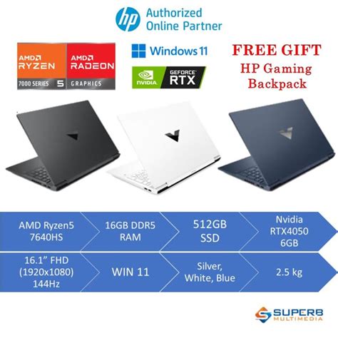 Hp Victus S Ax Silver S Ax White S Ax Blue Amd Ryzen