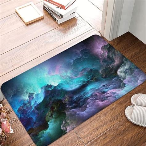 3D Graphics Universe Tapis de sol antidérapant en flanelle 40 6 x 61 cm