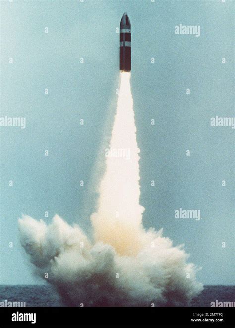 Underwater Launch Of A Poseidon Fleet Ballistic Missile From A