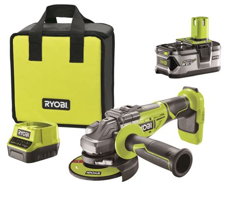 Meuleuse Sans Fil Mm Brushless Ryobi One R Ag S V