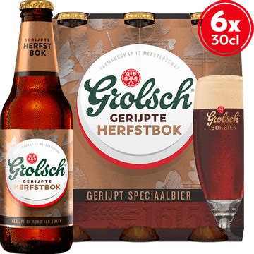 Grolsch Gerijpte Herfstbok Speciale Editie Fles 6 X 300ML