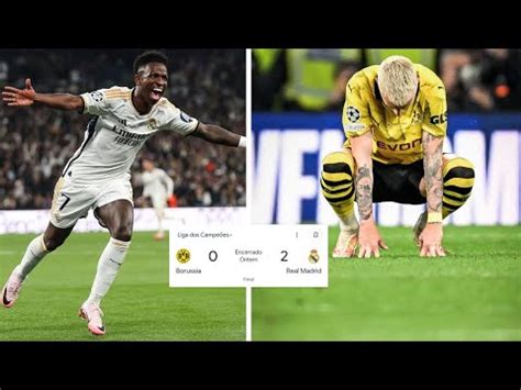 VINÍCIUS JR ACABOU O SONHO DE MARCO REUS YouTube