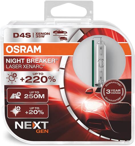 Amazon OSRAM XENARC NIGHT BREAKER LASER D4S Next Generation 220