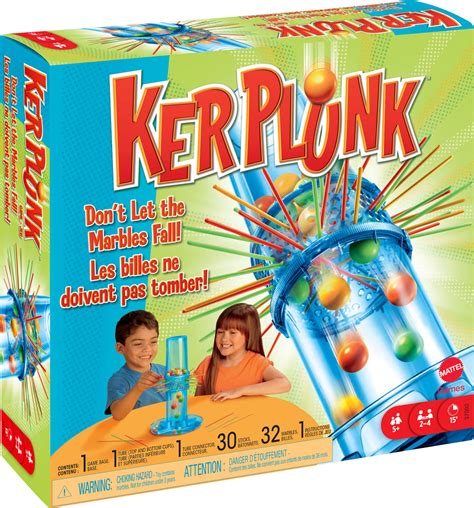Buy Mattel Games KerPlunk Kids Game, Family Game for Kids & Adults with