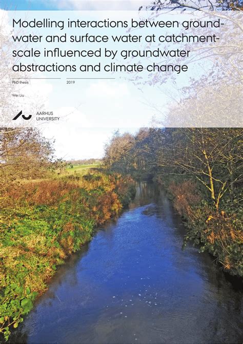 Pdf Modelling Interactions Between Groundwater And Surface Water At