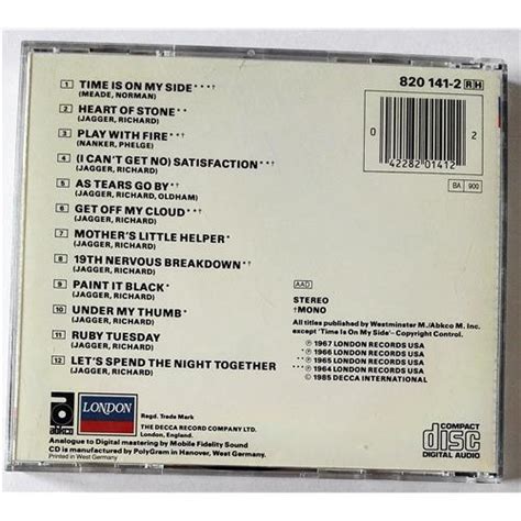 CD The Rolling Stones Hot Rocks 1 цена 0р арт 07789