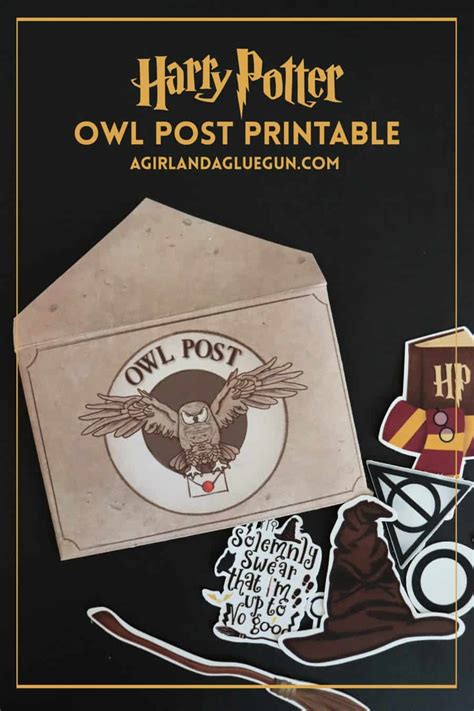 Harry Potter owl Post printable - A girl and a glue gun