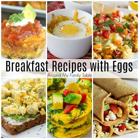 Breakfast Recipes with Eggs - Around My Family Table