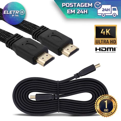 Cabo HDMI 4K 2 Ou 3 Metros 2160p Ultra HD HDR 3D 2 0 19pin Ultra High