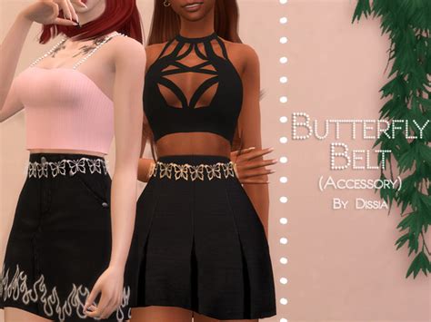 The Sims Resource Butterfly Belt Accessory