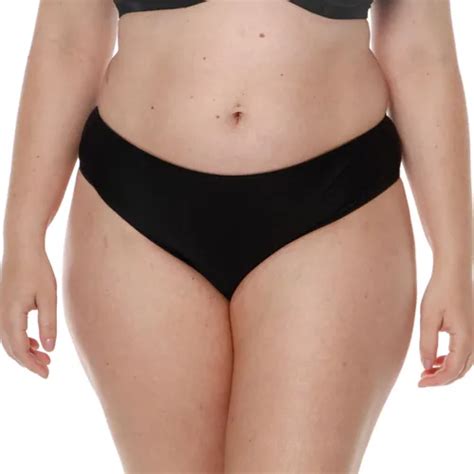 Calcinha Biquíni Plus Power Liso Preto Marcyn Lingerie Parcelamento