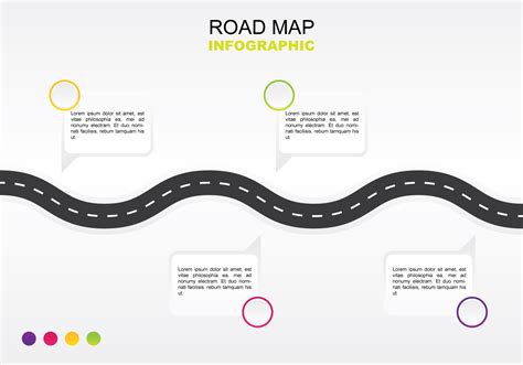Road Map Simple Infographic 210909 Vector Art at Vecteezy
