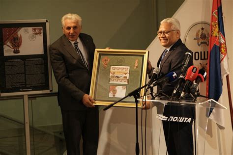 Pos Serbia Luncurkan Perangko Peringatan 70 Tahun Diplomasi Ri Serbia