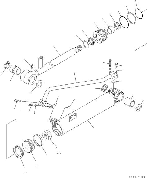 707 00 0G600 Komatsu CYLINDER ASS Y
