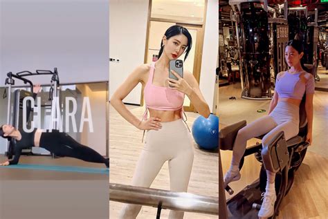 Bom sex Clara và loạt mỹ nhân Hàn với gu thời trang thể thao gợi cảm