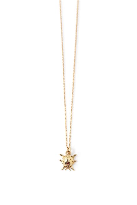 Itty Bitty Ladybug Charm Necklace By Talon Melissa Joy Manning Jewelry
