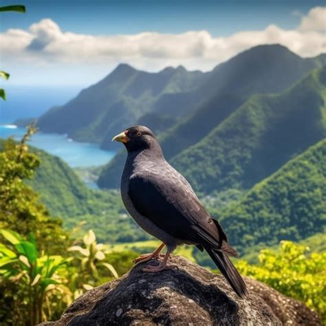 Ave nacional de santa lucía alta calidad 4k ult Foto Premium