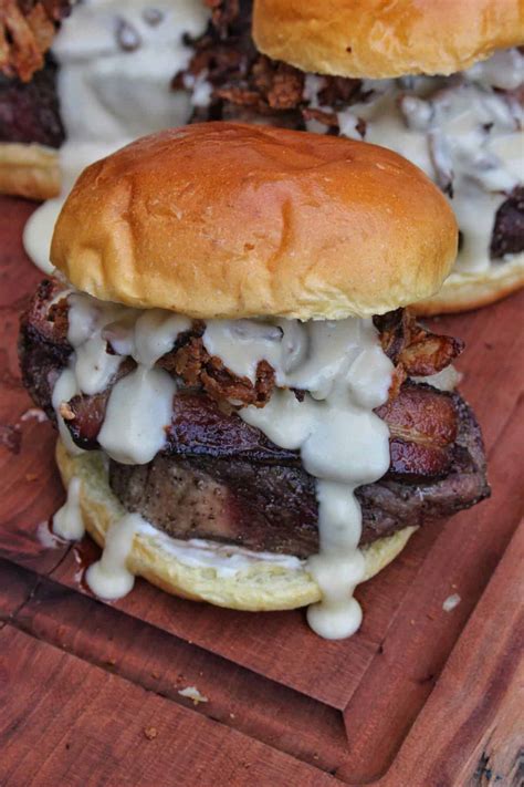 Filet Mignon Burger Over The Fire Cooking