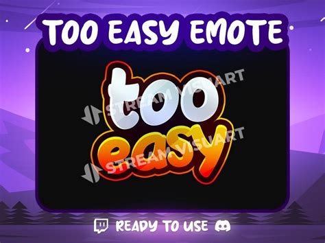 Unleash Expressions With Too Easy Emote Streamersvisuals