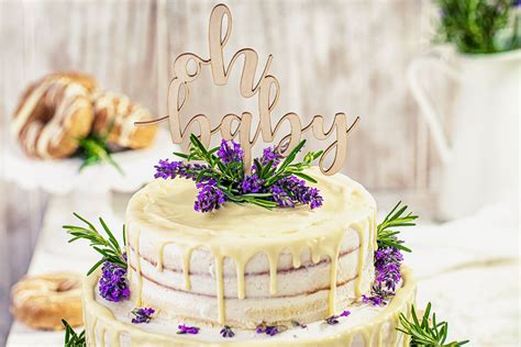 Baby Shower Torte Einfacher Naked Cake No Bake Selber