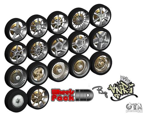 Wheels Pack Hd By Anri Pour Gta San Andreas