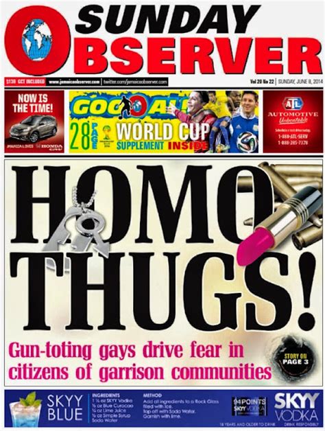 Gay Jamaica Watch Jamaica Observer Continues Its Gay Baiting Quest With A Disingenuous