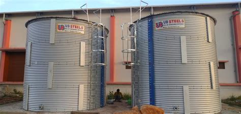 UB Steels Zn Al Mg Alloy Steel Water Storage Tank At Rs 3 2 Litre In