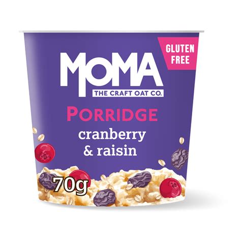 Gluten Free Cranberry And Raisin Porridge Pots Moma Uk