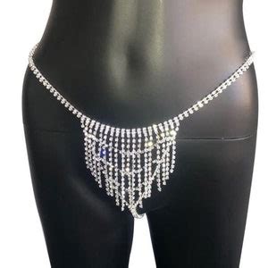 Sexy Rhinestone Bikini Set Crystal Body Chain Jewelry Sexy Lingerie Sparkling Rhinestone Bra And