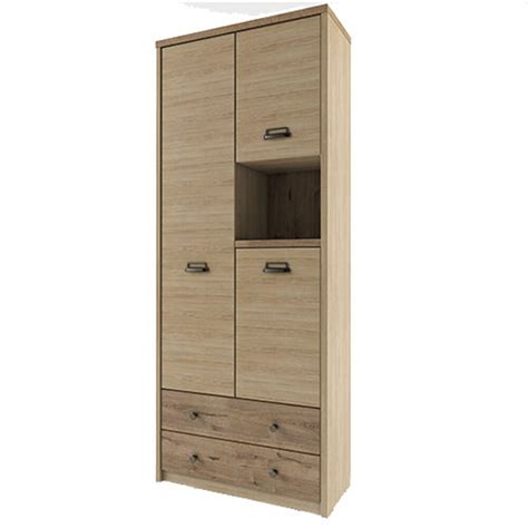 Шкаф с дверцами и ящиками дуб мадура, веллингтон Diesel 3D2SN D1 ...