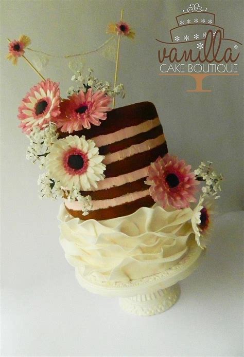 Half Naked Cake Cake By Vanilla Cake Boutique CakesDecor