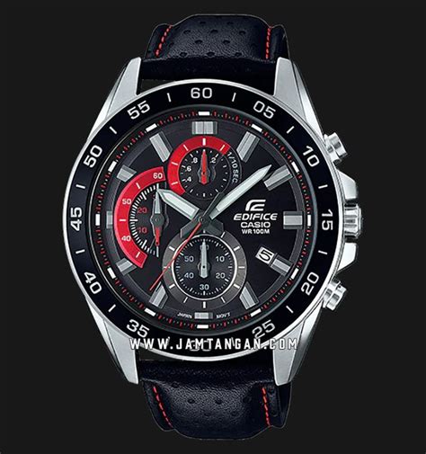 Casio Edifice Efv L A Efv L Avudf Chronograph Men Black Dial